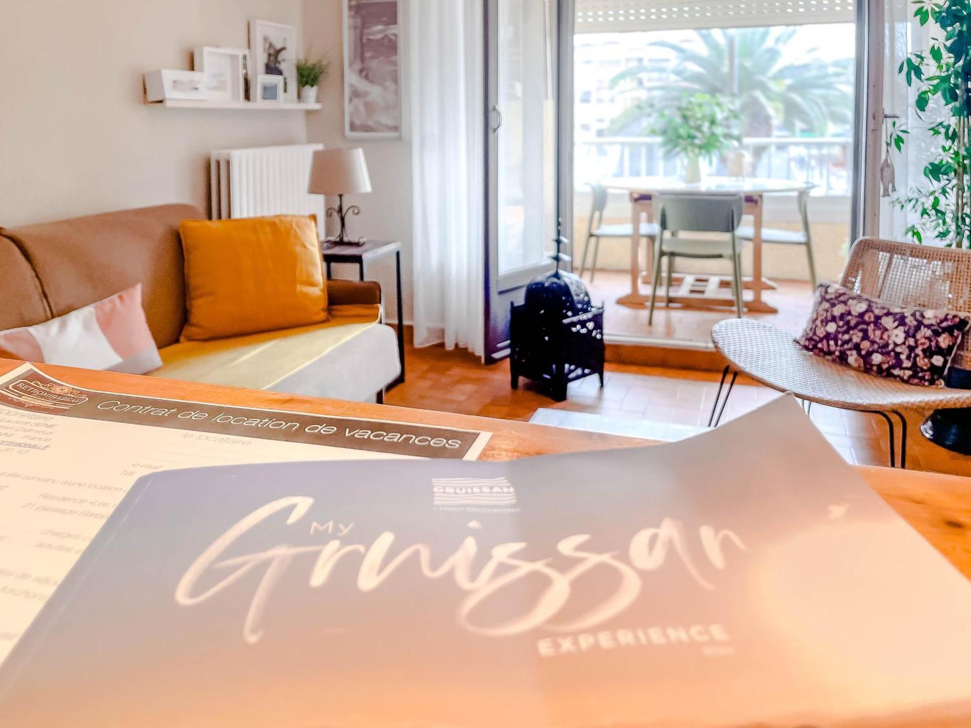 Retromirabeau "Cote Mer" - 29M2 - Lumineux - Terrasse Loggia - Vue Marina - Parking Securise - 2 A 3 Pers - Emplacement Top - Cheques Vacances Connect Gruissan Luaran gambar