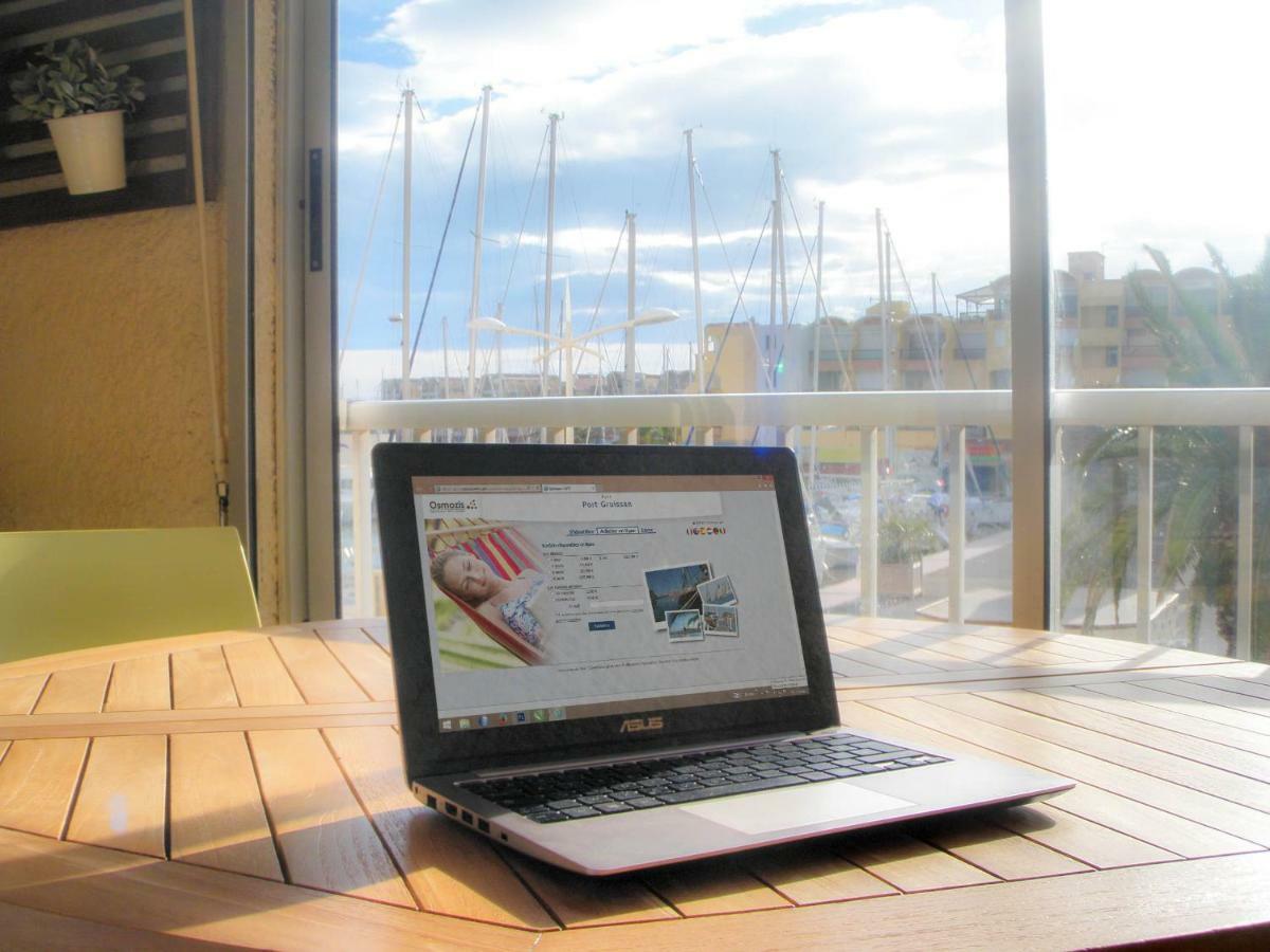 Retromirabeau "Cote Mer" - 29M2 - Lumineux - Terrasse Loggia - Vue Marina - Parking Securise - 2 A 3 Pers - Emplacement Top - Cheques Vacances Connect Gruissan Luaran gambar